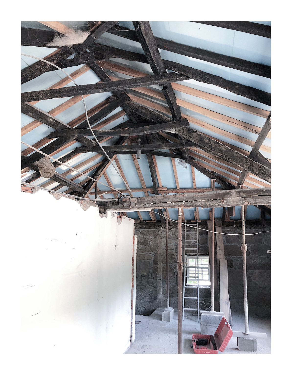 Began the rehabilitation of 400 sqm at the Zebros house farm.